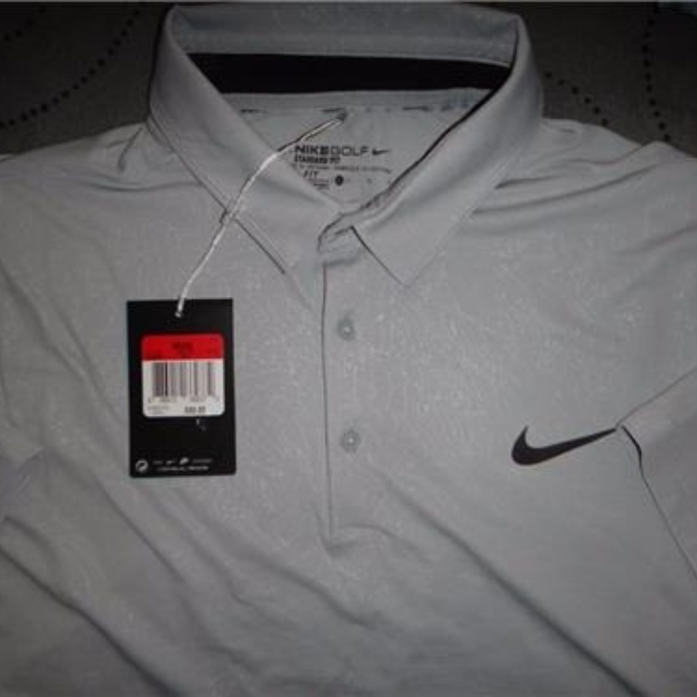 NIKE GOLF STANDARD FIT POLO SHIRT L MEN NWT $80.00